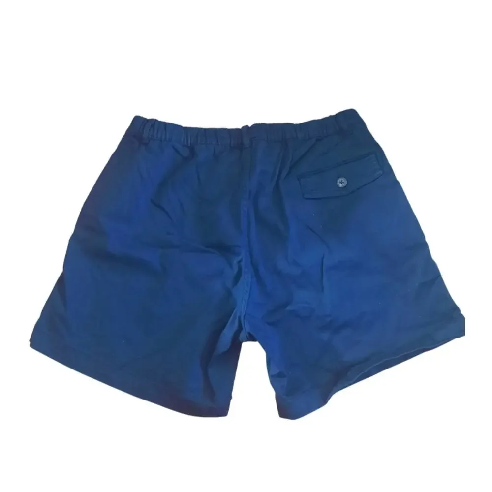 Bearbottom Clothing Mens Blue 100% Cotton Hiking Shorts Size Medium